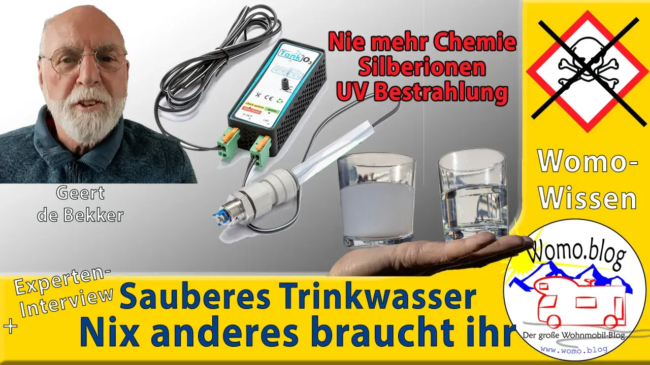 Geert de Bekker erklärt, wie Silberionen eine Alternative zu Chemie für sauberes Trinkwasser sind. Nie mehr Chemie, nur reines Wasser!