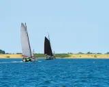 Zwei Segelschiffe auf dem Wasser, ein klassisches Erlebnis beim Segeln in Zeeland.
