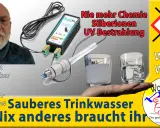 Geert de Bekker erklärt, wie Silberionen eine Alternative zu Chemie für sauberes Trinkwasser sind. Nie mehr Chemie, nur reines Wasser!