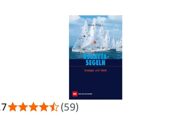 Buchcover "Regatta-Segeln" von Malte Philipp zeigt eine Flotte von Segelbooten bei einer Regatta. Strategie und Taktik sind entscheidend.