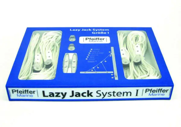 Pfeiffer Marine Lazy Jack System I: Alles für den einfachen Selbstbau. Enthält Seile, Blöcke und eine Anleitung.